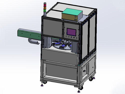 Electric cell automatic shaping machine